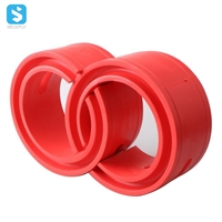 Red spring shock absorber rubber shock absorber
